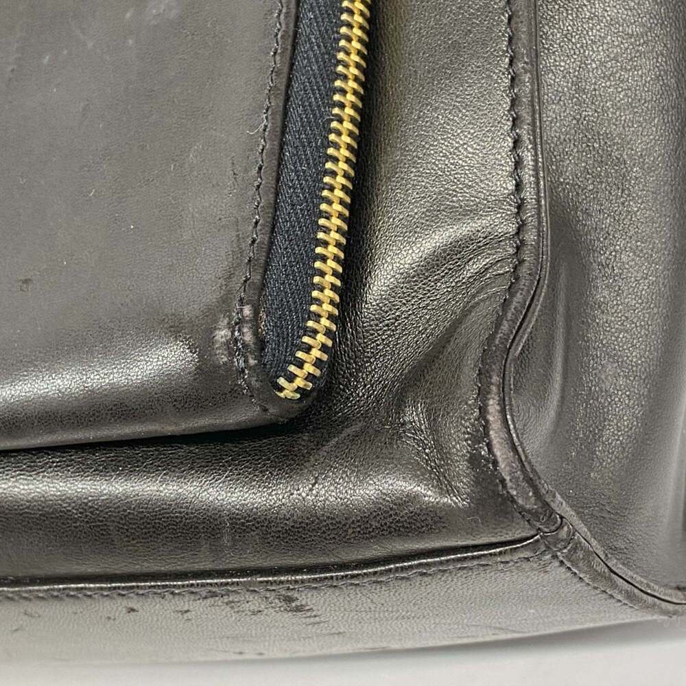 CHANEL Black Lambskin Leather Tote Bag - Picture 9 of 14